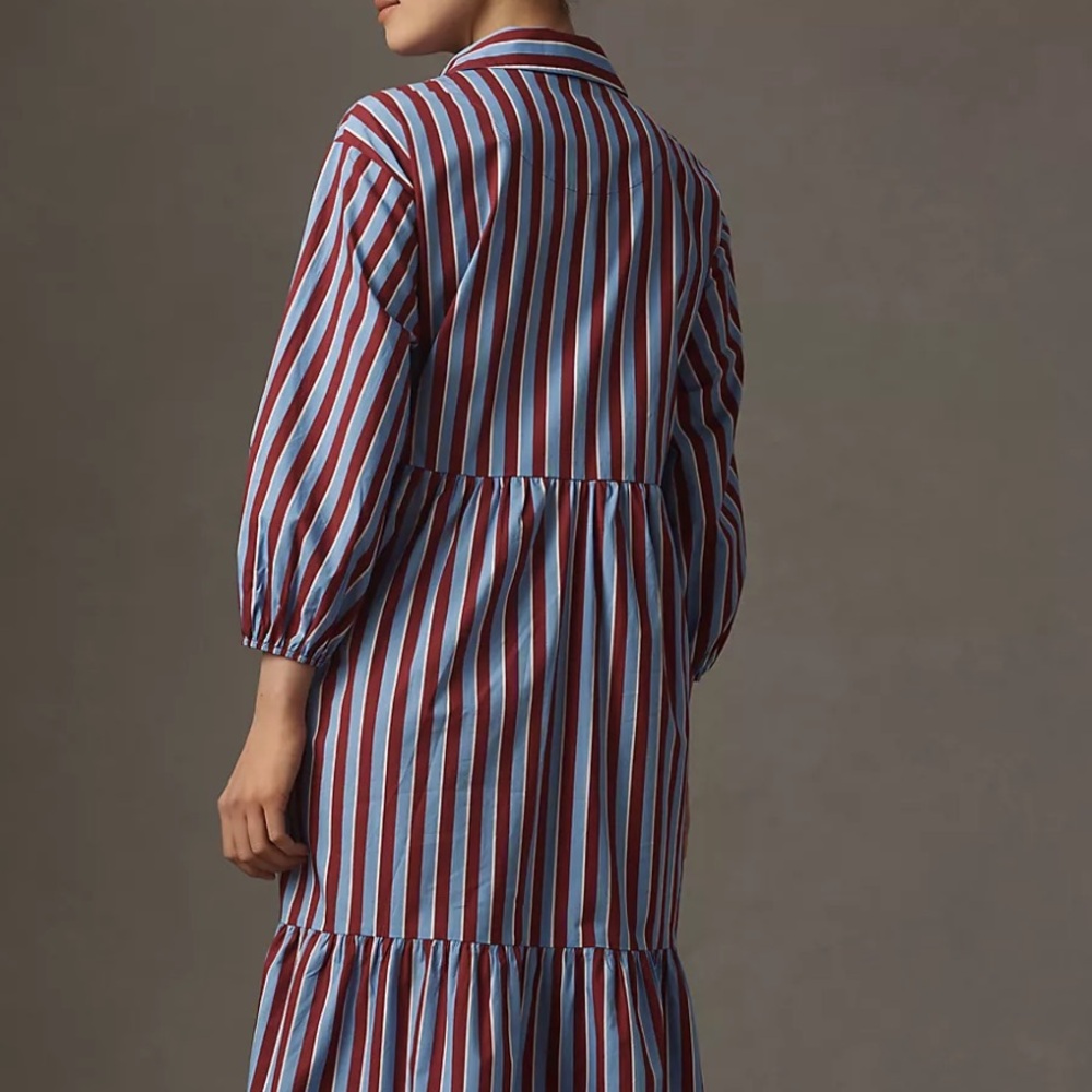 Anthropologie Maeve Striped Bettina Dress - Picture 3 of 6